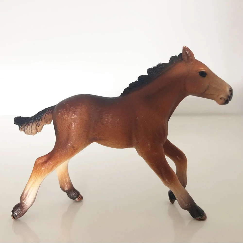 Schleich Mustang Foal 13807 from 2015 brown Foal Horse - Picture 1 of 3